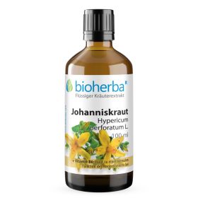 Johanniskraut, Hypericum perforatum L., Tropfen, Tinktur 100 ml online kaufen, besten Preis, Bioherba Reichenbach GmbH