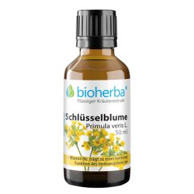 Schlüsselblume, Primula veris L., Tropfen, Tinktur 50 ml online kaufen, besten Preis, Bioherba Reichenbach GmbH