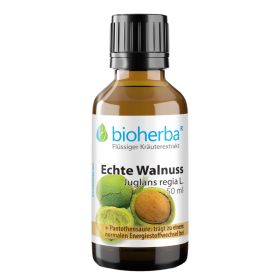 Echte Walnuss Juglans regia L. Tropfen Tinktur 50 ml online kaufen besten Preis BIoherba Reichenbach GmbH