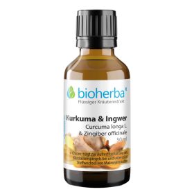 Kurkuma & Ingwer Tropfen Tinktur 50 ml online kaufen, besten Preis, Bioherba Reichenbach GmbH