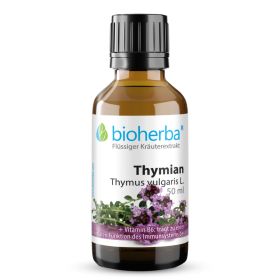 Thymian, Thymus vulgaris L., Tropfen, Tinktur 50 ml online kaufen, besten Preis, Bioherba Reichenbach GmbH