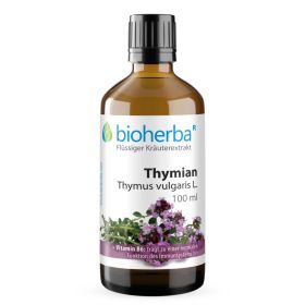 Thymian, Thymus vulgaris L., Tropfen, Tinktur 100 ml online kaufen, besten Preis, Bioherba Reichenbach GmbH