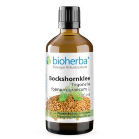 Bockshornklee, Trigonella foenum-graecum L., Tropfen, Tinktur 100 ml online kaufen, besten Preis, Bioherba Reichenbach GmbH 