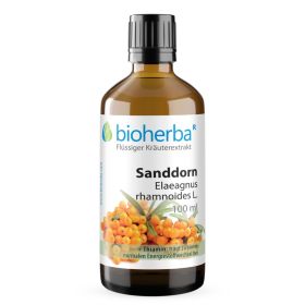 Sanddorn, Elaeagnus rhamnoides L., Tropfen, Tinktur 100 ml online kaufen, besten Preis, Bioherba Reichenbach GmbH
