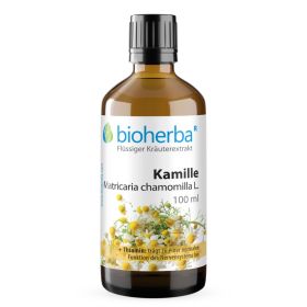Kamille, Matricaria chamomilla L., Tropfen, Tinktur 100 ml online kaufen, besten Preis, Bioherba Reichenbach GmbH