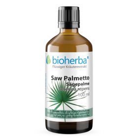 Saw Palmetto Sägepalme, Serenoa repens, Tropfen, Tinktur 100 ml online kaufen, besten Preis, Bioherba Reichenbach GmbH