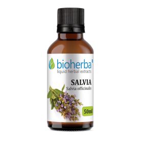 SALVIA, Salvia officinalis, Bioherba, LIQUID, HERBAL, EXTRACT, antibacterial, colds, flu, detox, diuretic