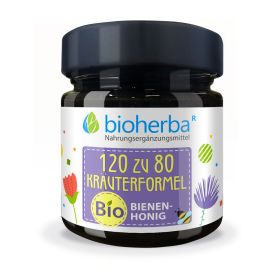 120 zu 80 Kräuterformel Bio-Bienenhonig 280 g