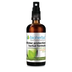 Winter protection herbal formula  Throat spray + Propolis  50 ml  ethanol free