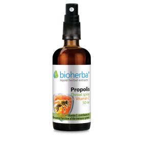 PROPOLIS  Throat spray + Vitamin C 50 ml ethanol free