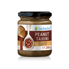 peanut tahini, 100% ground unpeeled peanut kernels, 250 g