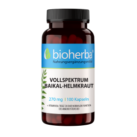 Vollspektrum Baikal-Helmkraut 270 mg 100 Kapseln online kaufen, besten Preis, Bioherba Reichenbach GmbH