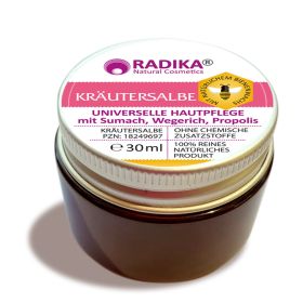 Kräutersalbe Universelle Hautpflege mit Sumach 30 ml online kaufen, besten Preis, Bioherba Reichenbach GmbH