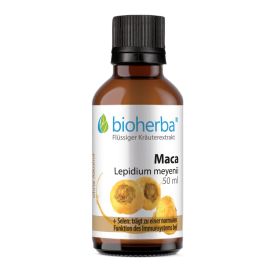 Maca, Lepidium meyenii, Tropfen, Tinktur 50 ml online kaufen, besten Preis, Bioherba Reichenbach GmbH