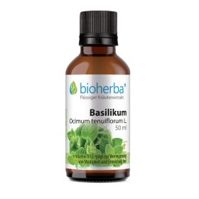 Basilikum, Ocimum tenuiflorum L., Tropfen, Tinktur 50 ml online kaufen, besten Preis, Bioherba Reichenbach GmbH