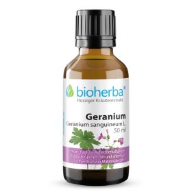 Geranium, Geranium sanguineum L., Tropfen, Tinktur 50 ml online kaufen, besten Preis, Bioherba Reichenbach GmbH