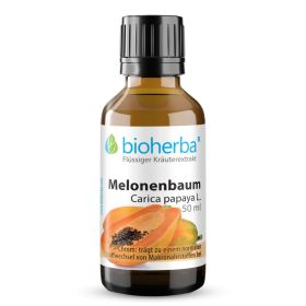 Melonenbaum Carica papaya L. Tropfen Tinktur 50 ml online kaufen, besten Preis, Bioherba Reichenbach GmbH