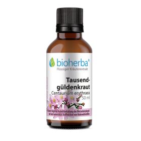 Tausendgüldenkraut, Centaurium erythraea, Tropfen, Tinktur 50 ml online kaufen, besten Preis, Bioherba Reichenbach GmbH