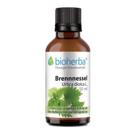 Brennnessel, Urtica dioica L., Tropfen, Tinktur 50 ml online kaufen, besten Preis, Bioherba Reichenbach GmbH 