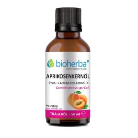 Aprikosenkernöl Reines Aprikosenkern-Trägeröl 50 ml online kaufen, besten Preis, Bioherba Reichenbach GmbH