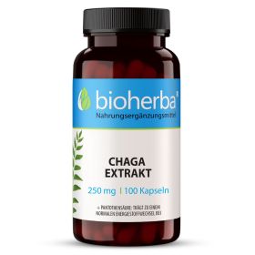 Chaga Extrakt 250 mg 100 Kapseln online kaufen, besten Preis, Bioherba Reichenbach GmbH