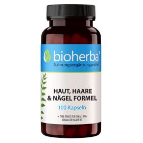 Haut, Haare Und Nägel Formel 100 Kapseln online kaufen, besten Preis, Bioherba Reichenbach GmbH