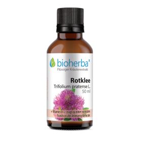 Rotklee, Trifolium pratense L., Tropfen, Tinktur 50 ml online kaufen, besten Preis, Bioherba Reichenbach GmbH