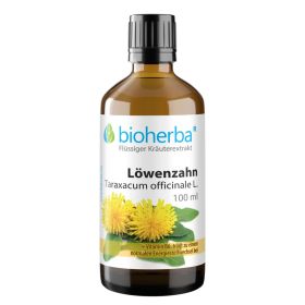 Löwenzahn Taraxacum officinale L. Tropfen Tinktur 100 ml online kaufen, besten Preis, Bioherba Reichenbach GmbH