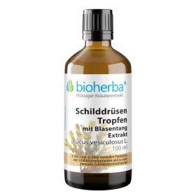 Schilddrüsen Tropfen mit Blasentang Extrakt Tinktur 100 ml online kaufen, besten Preis, Bioherba Reichenbach GmbH