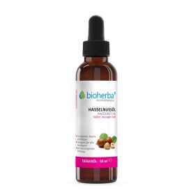 Haselnussöl Reines Haselnuss-Trägeröl 50 ml online kaufen, besten Preis, Bioherba Reichenbach GmbH
