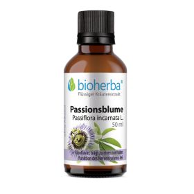 Passionsblume, Passiflora incarnata L., Tropfen, Tinktur 50 ml online kaufen, besten Preis, Bioherba Reichenbach GmbH