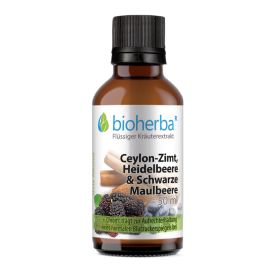 Ceylon-Zimt, Heidelbeere & Schwarze Maulbeere Tropfen, Tinktur 50 ml online kaufen, besten Preis, Bioherba Reichenbach GmbH