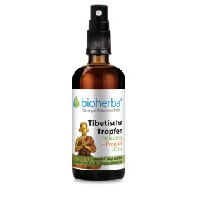 Halsspray Tibetische Tropfen mit Propolis Extrakt 50 ml online kaufen, besten Preis, Bioherba Reichenbach GmbH