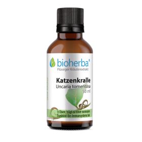 Katzenkralle, Uncaria tomentosa, Tropfen, Tinktur 50 ml online kaufen, besten Preis, Bioherba Reichenbach GmbH