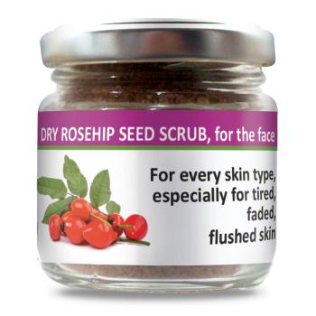 scrub, face scrub, facial scrub, rosehip seed, natural, peeling