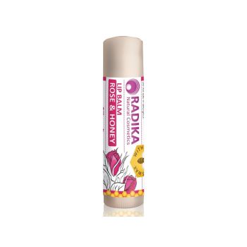 LIPPENBALSAM ROSE & HONIG Lippenbalsam mit natürlichem Bienenwachs 5g Bioherba Naturkosmetik