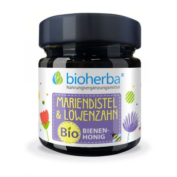 Mariendistel & Löwenzahn Bio-Bienenhonig 280 g