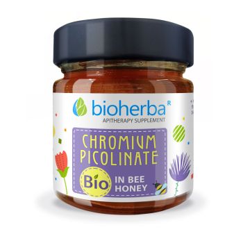 Chromium picolinate in bee honey.Weight control and building muscle mass.