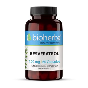 RESVERATROL 100 mg 60 capsules dietary supplements