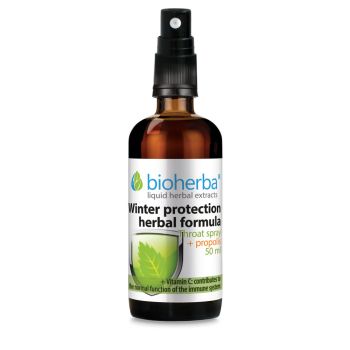 Winter protection herbal formula Throat spray + Propolis 50 ml ethanol free