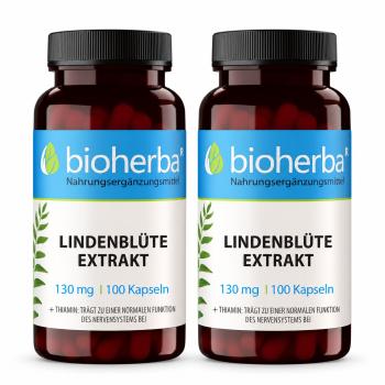 Ihlamur &Ccedil;i&ccedil;eği Ekstresi 130 mg, 100 kaps&uuml;l, 2 adet
