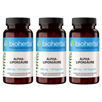 Alfa-liponik asit 200 mg, 100 kaps&uuml;l, 3 adet