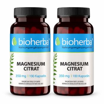 Magnezyum Sitrat 350 mg, 100 kapsül, 2 adet