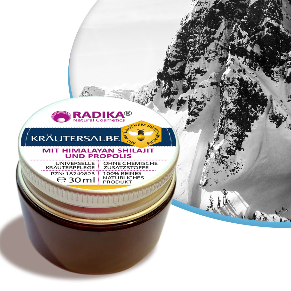 Kräutersalbe mit Himalayan Shilajit und Propolis 30 ml