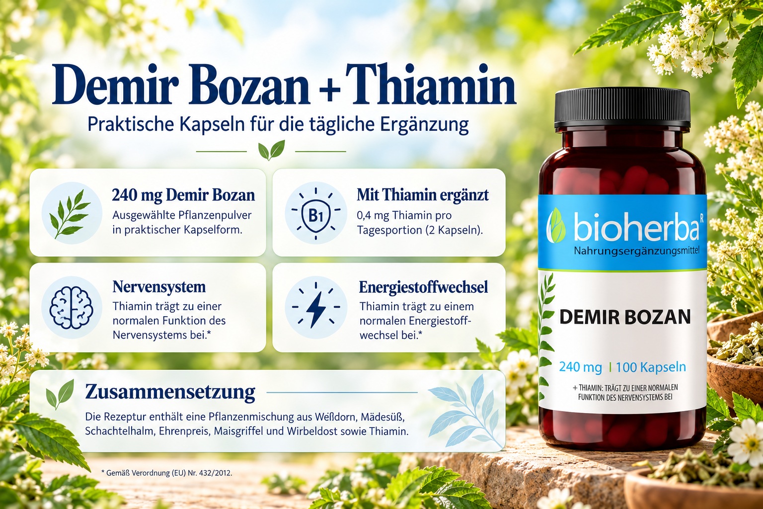 Demir Bozan + Thiamin &ndash; Nat&uuml;rliche Erg&auml;nzung f&uuml;r den Alltag