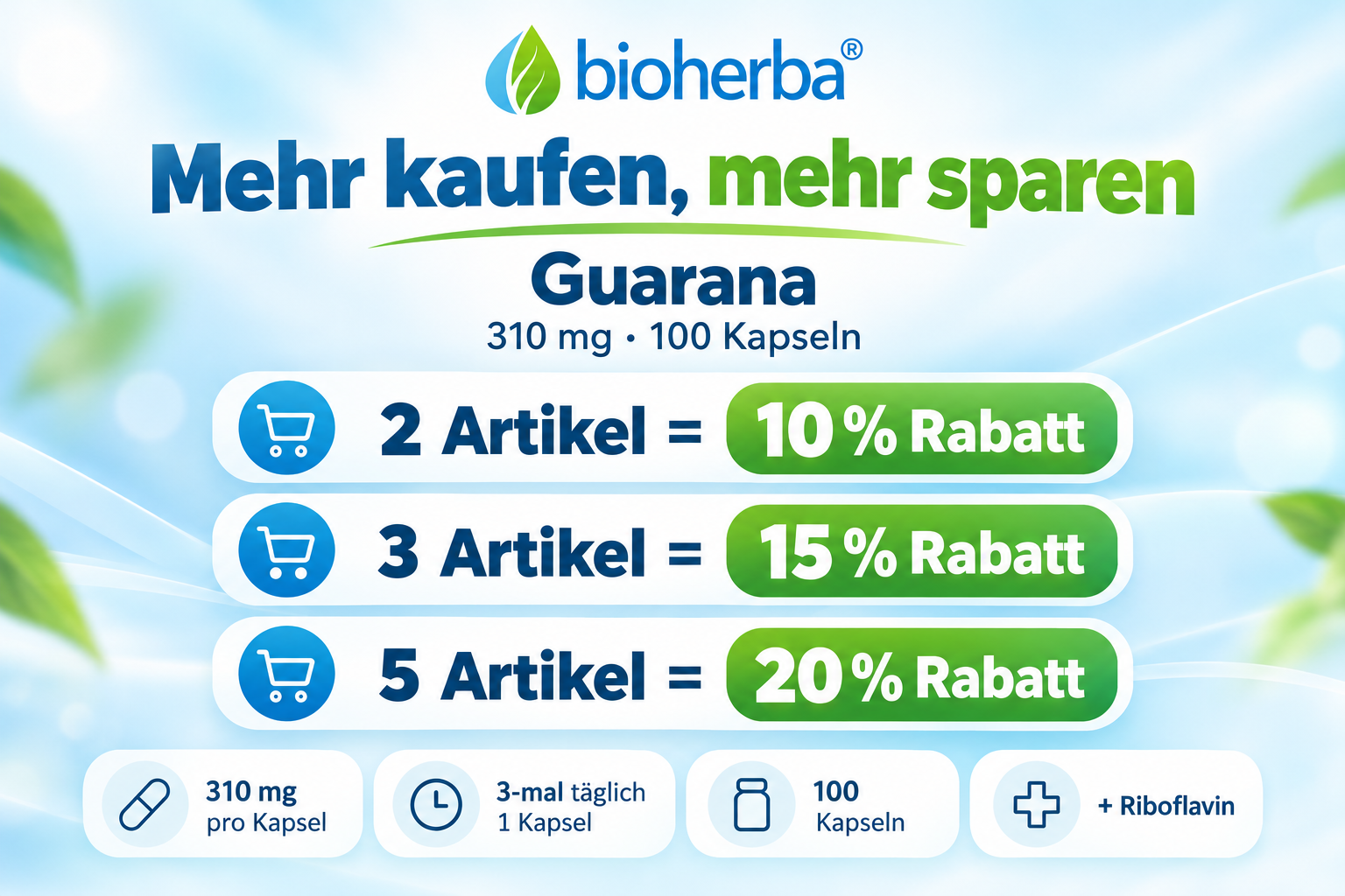 Bioherba Brennnessel Extrakt mit Eisen &ndash; Mengenrabatt: 10 % ab 2, 15 % ab 3 und 20 % ab 5 Artikeln